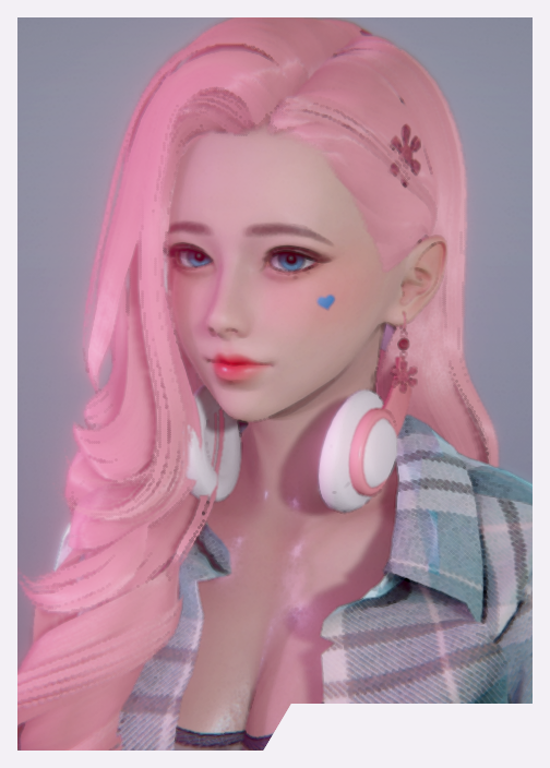 《AI少女》英雄聯盟清純粉毛薩勒芬妮MOD