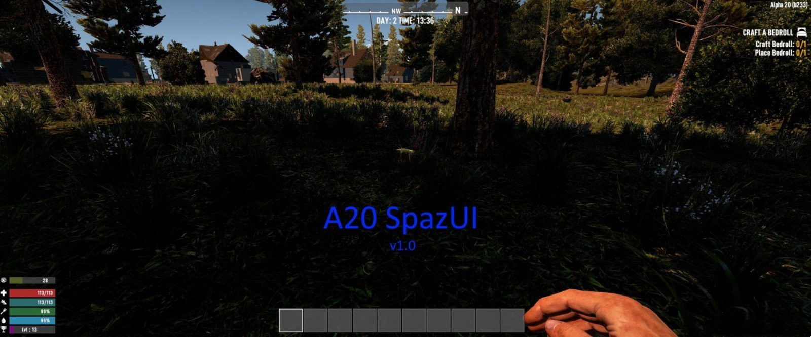 《七日殺》A20簡潔風HUD MOD