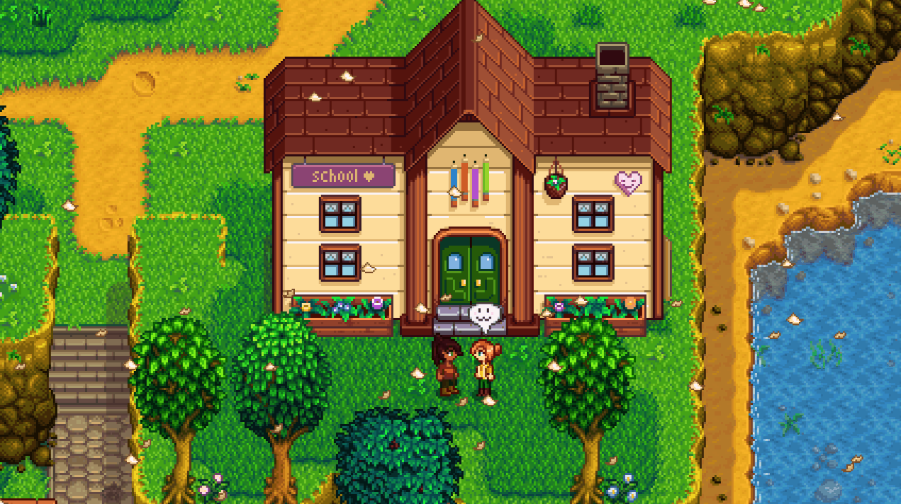 《星露谷物語》紙屑飛舞 - 場景修改MOD