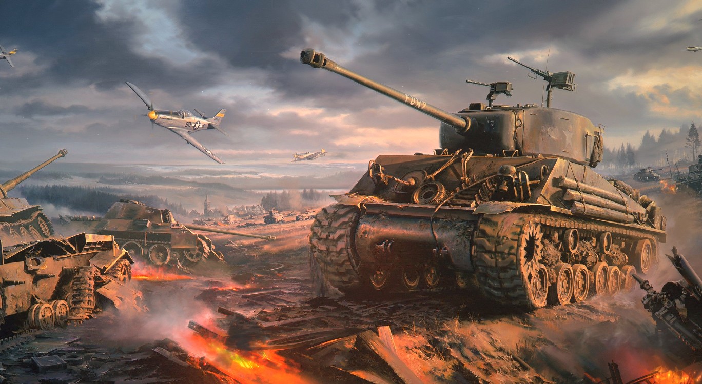 《Wallpaper Engine》二戰坦克狂怒動態壁紙