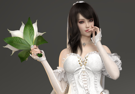 《生化危機2：重制版》艾達王婚紗MOD