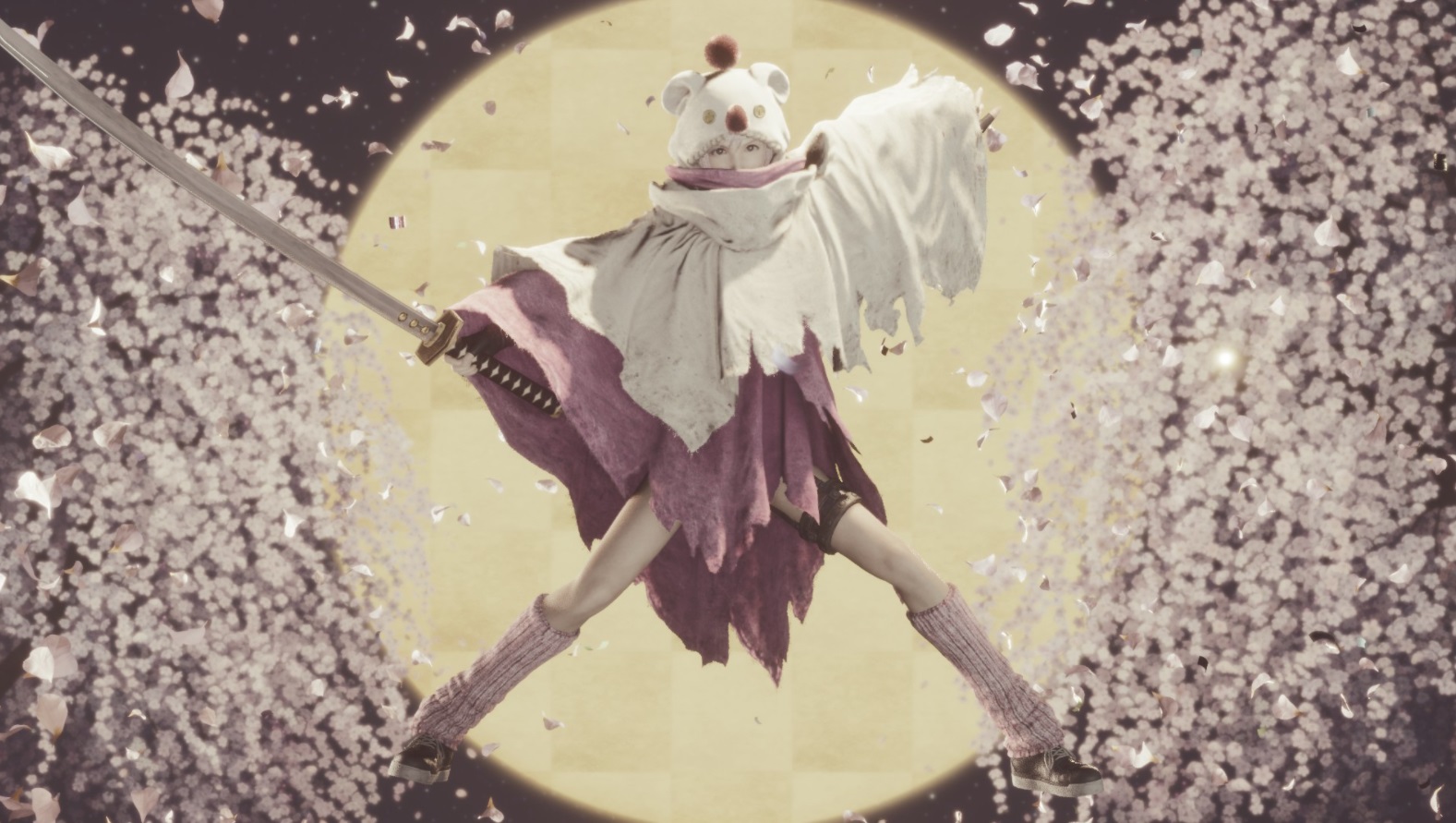《最終幻想7：重制版》星之海洋武士刀替換十字手里劍MOD