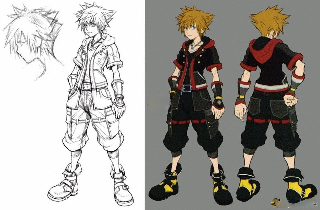 《王國之心3》索拉概念風格服裝MOD