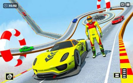 瘋狂坡道賽車特技
