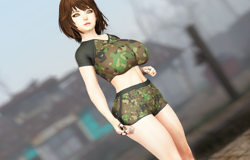 《輻射4》女性角色健身服裝包MOD
