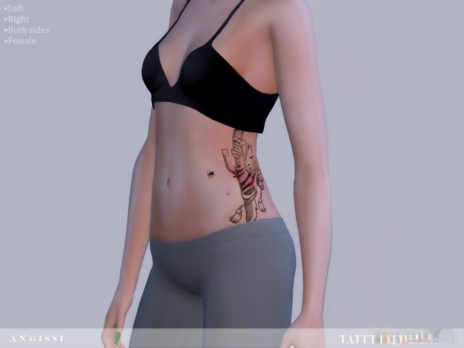 《模擬人生4》狐貍面具紋身MOD