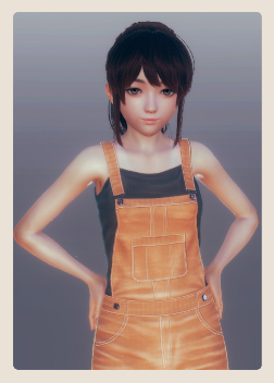 《甜心選擇2》背帶褲甜美蘿莉MOD