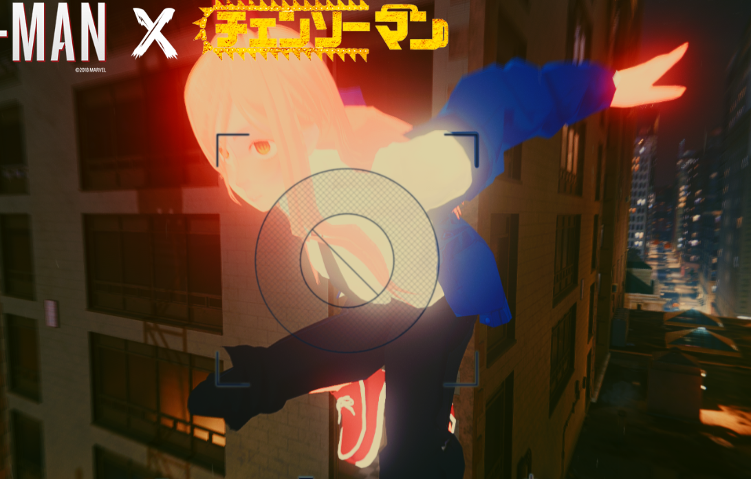 《漫威蜘蛛俠：重制版》電鋸人美少女帕瓦MOD