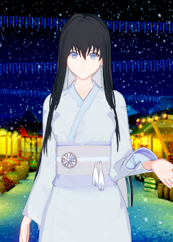 《戀活Sunshine》黑發和服雪女MOD