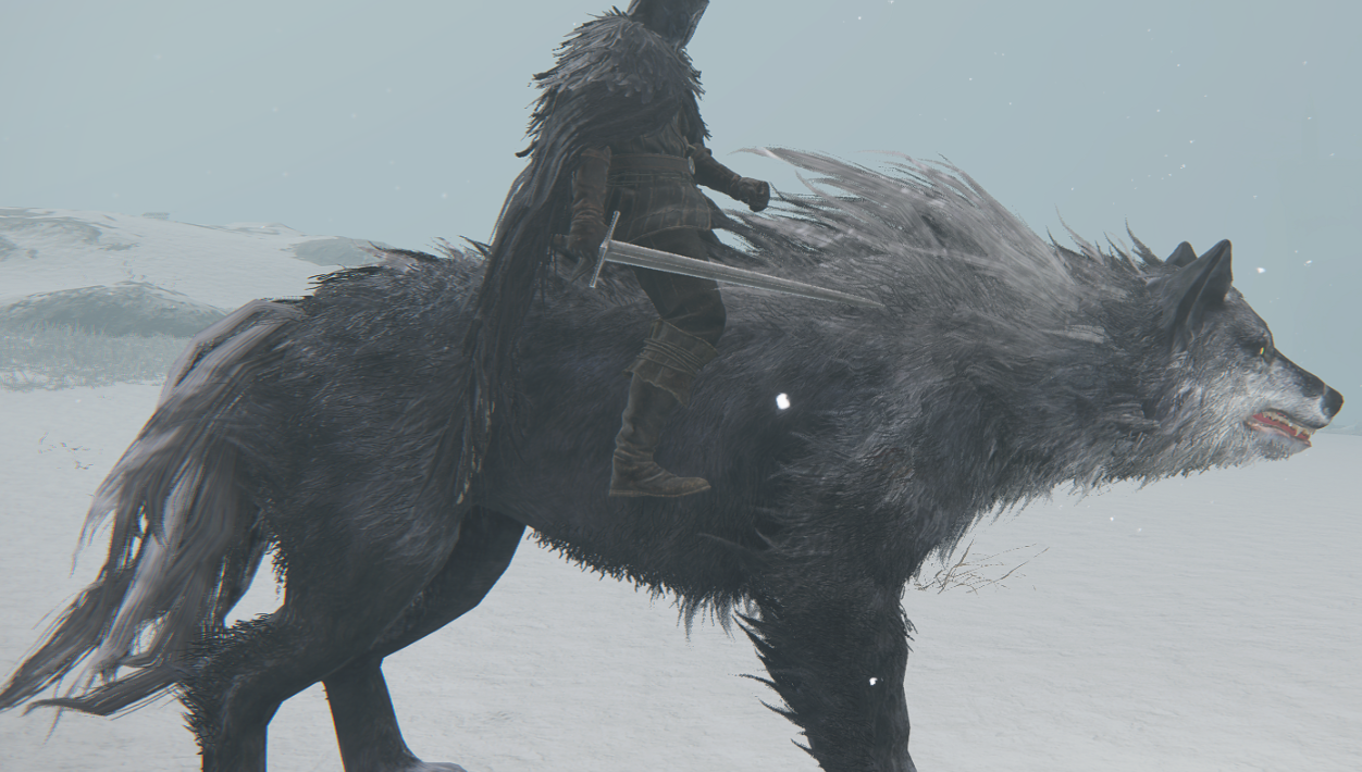《艾爾登法環》冰原狼替換坐騎MOD
