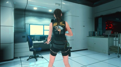 《生化危機2：重制版》克萊爾黑色經典服裝MOD
