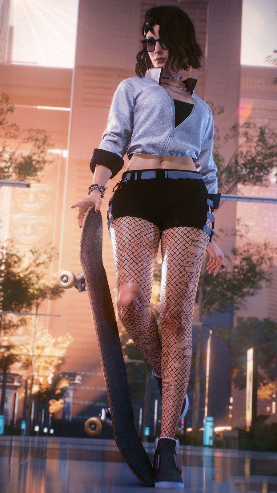 《賽博朋克2077》Streetkit短褲MOD