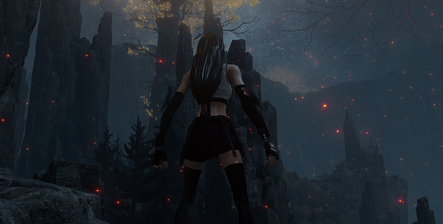 《艾爾登法環(huán)》最終幻想7重制版精美蒂法替換拉塔恩套MOD