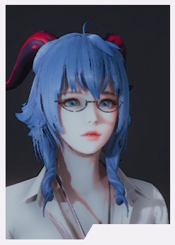 《AI少女》戴眼鏡的麒麟少女甘雨MOD