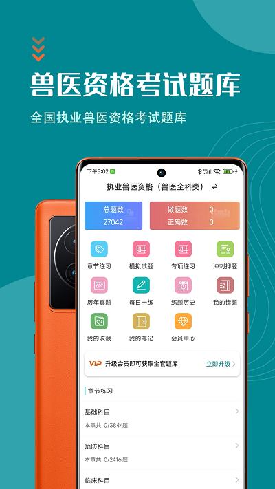 執業獸醫百分題庫