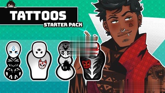 《邊緣世界》日式臉部身體紋身v1.3MOD