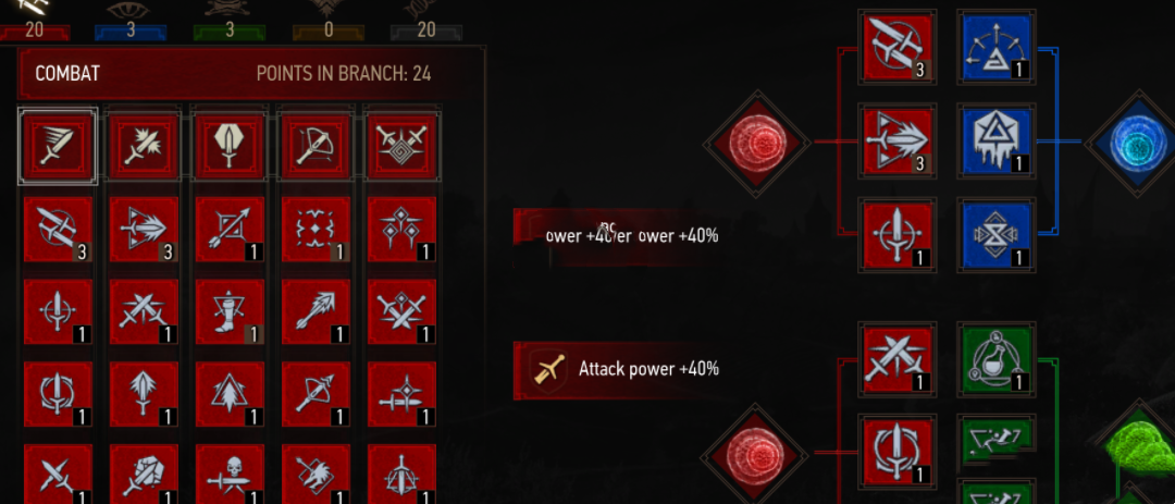 《巫師3：狂獵》無需裝備即可激活所有已學技能MOD