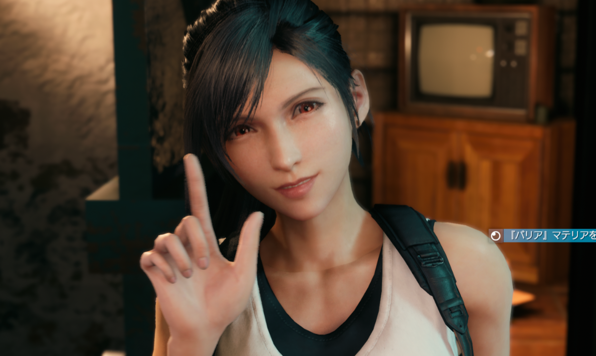 《最終幻想7：重制版》馬尾辮蒂法替換杰西MOD