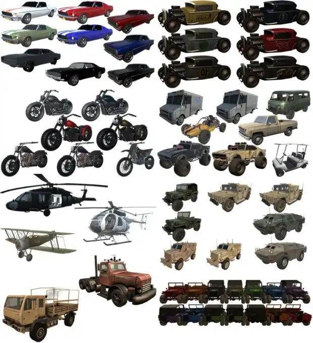 《七日殺》A21Bdub's Vehicles載具包