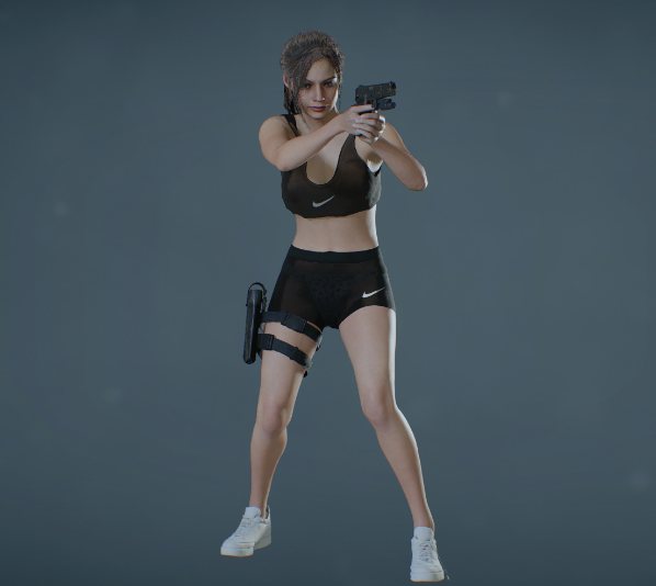 《生化危機(jī)2：重制版》性感短款瑜伽克萊爾MOD[兼容新版本]