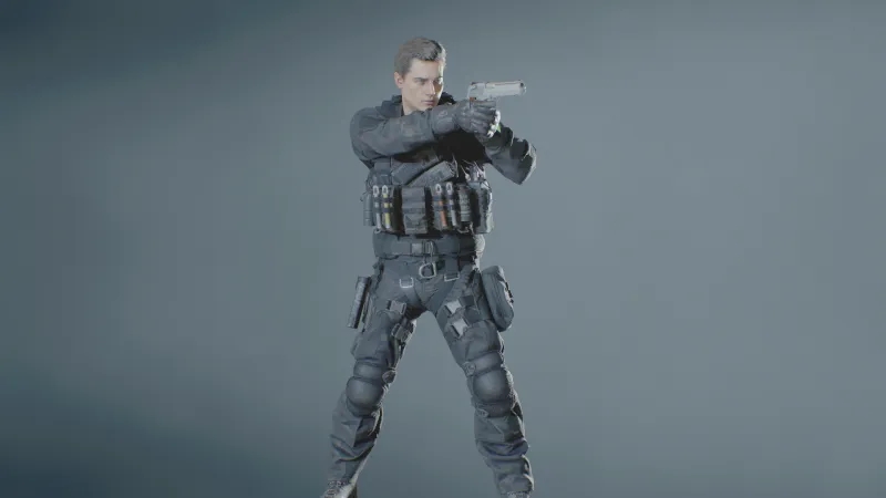 《生化危機2：重制版》里昂特種部隊戰術服裝MOD