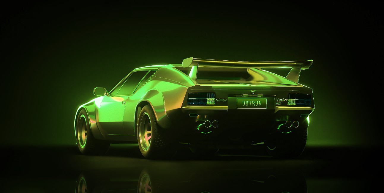 《Wallpaper Engine》RGB色彩變幻跑車動態壁紙