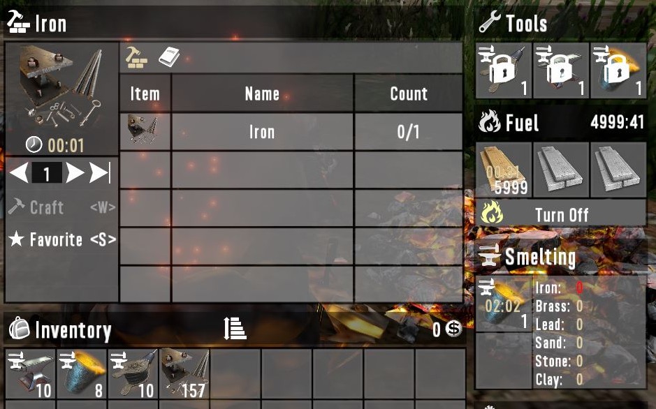《七日殺》鐵砧，熔爐和風箱可堆疊MOD