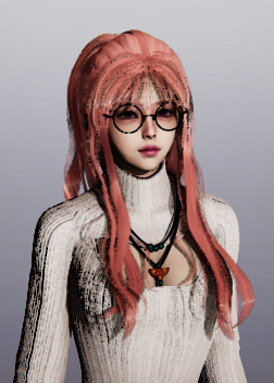 《AI少女》粉毛時尚眼鏡娘MOD