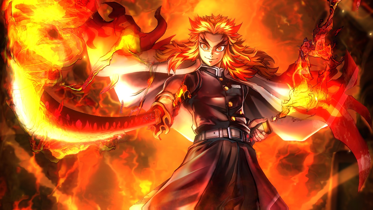 《Wallpaper Engine》鬼滅之刃炎柱紅蓮動態(tài)壁紙