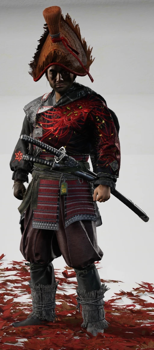 《對馬島之魂：導演剪輯版》忠賴的鎧甲去毛皮MOD