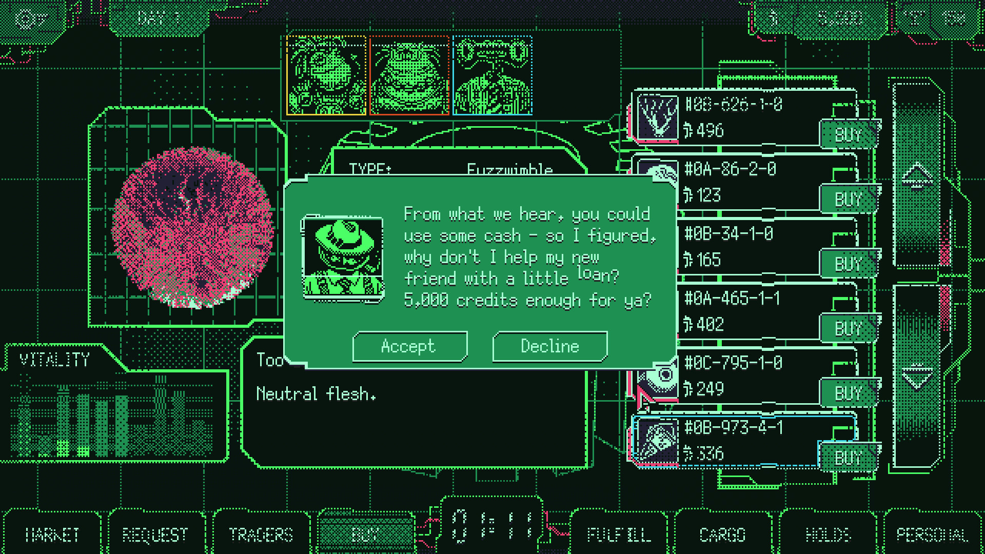 太空軍閥器官交易模擬