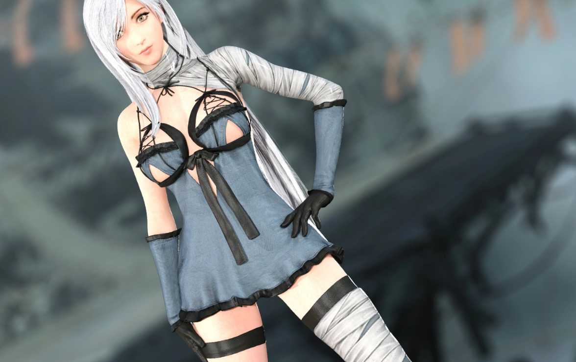 《最終幻想7：重制版》蒂法絕美cos尼爾人工生命凱妮MOD