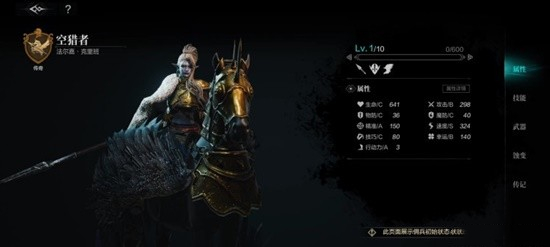 《環(huán)形戰(zhàn)爭(zhēng)》空獵者法爾嘉角色解析