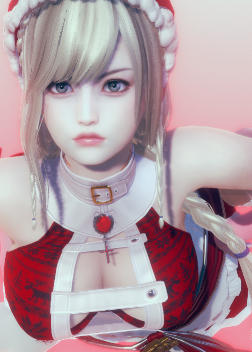 《AI少女》金色長發圣誕裝束小姐姐MOD