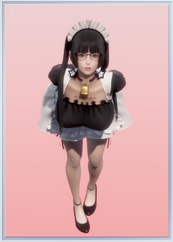 《ROOM Girl》戴眼鏡的可愛女仆少女MOD