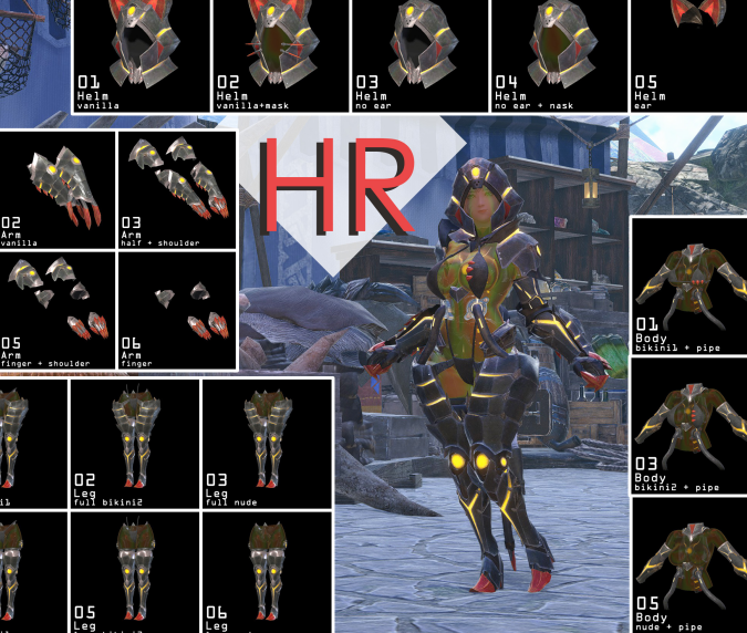 《怪物獵人：崛起》泥翁龍裝備清涼化MOD