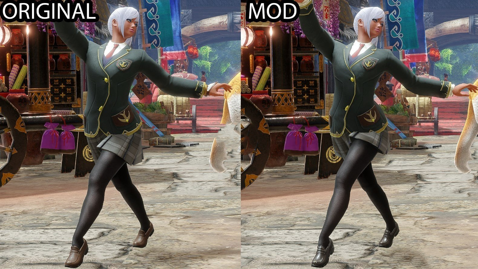 《怪物獵人：崛起》更好的校服外觀MOD