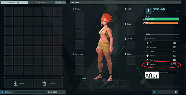 《幻獸帕魯》攜帶重量增加MOD