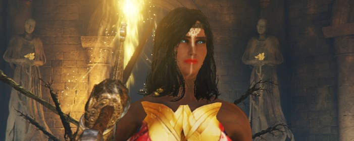 《艾爾登法環》神奇女俠戰衣替換劍士套裝MOD