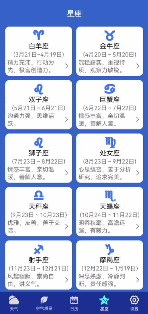 早間天氣
