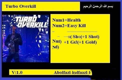 《Turbo Overkill》v2022.04.23四項(xiàng)修改器[Abolfazl]
