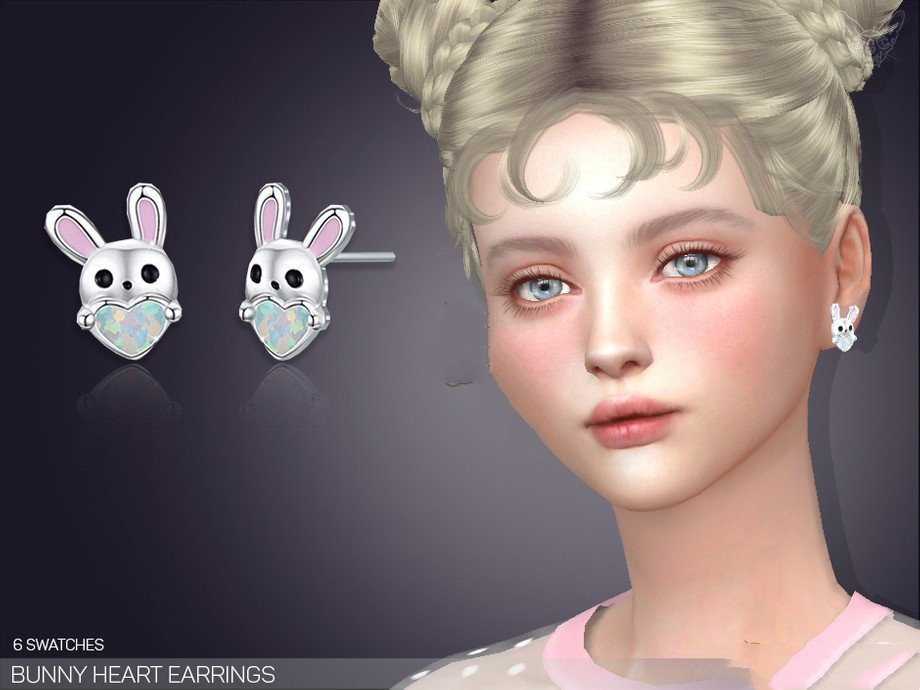 《模擬人生4》兔子愛心耳環(huán)MOD