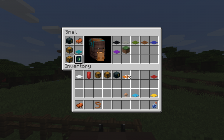 《我的世界》1.18.2新的生物蝸牛MOD