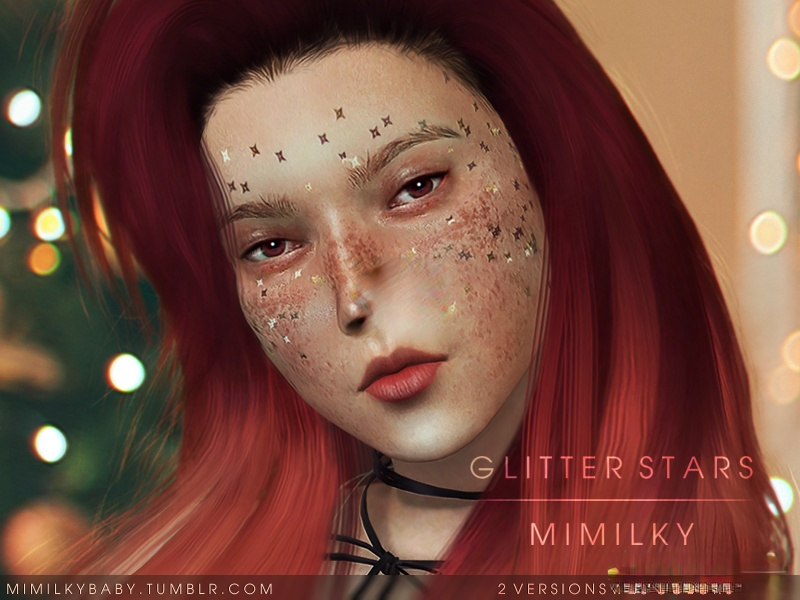 《模擬人生4》閃亮星星臉部涂裝MOD