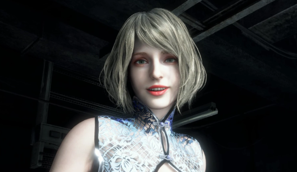 《生化危機4：重制版》阿什莉青花瓷旗袍白絲MOD[正式版]