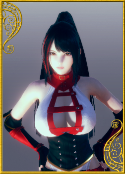 《AI少女》黑色馬尾辮英氣女格斗家MOD