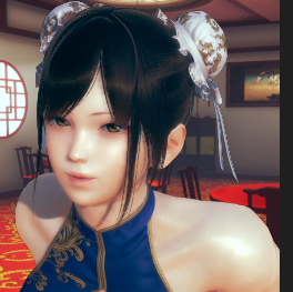 《AI少女》黑發少女cos春麗旗袍MOD