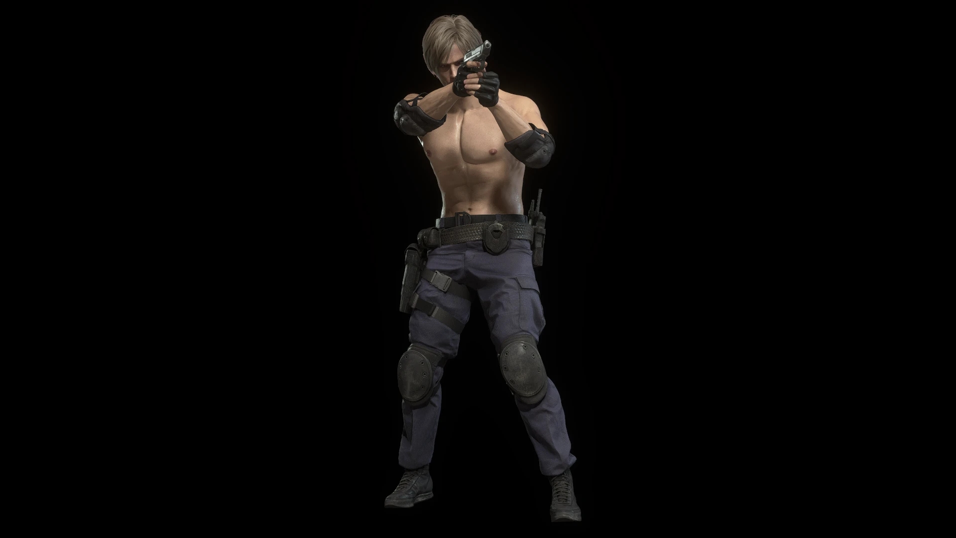 《生化危機4：重制版》爆炸肌肉感的里昂MOD