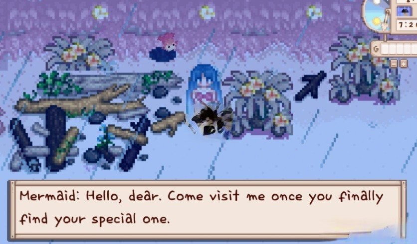 《星露谷物語》老水手變為美人魚MOD