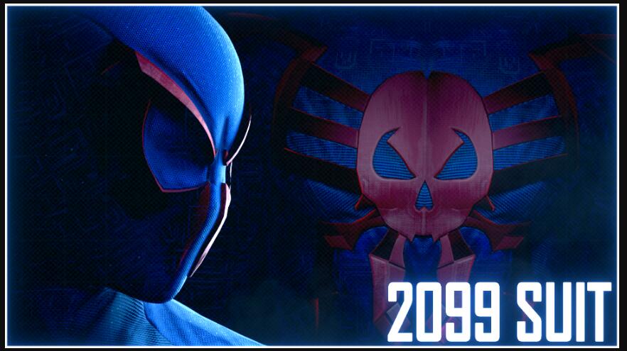 《漫威蜘蛛俠：重制版》帶斗篷物理的2099戰衣MOD
